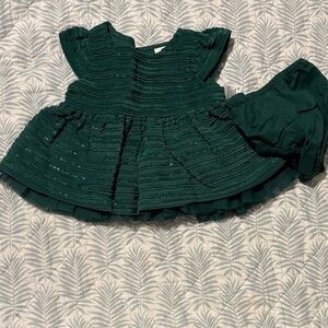 Cat & Jack Green Formal Kids Dress